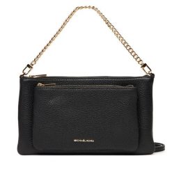 Torebka MICHAEL Michael Kors. Czarne listonoszki MICHAEL Michael Kors, bez wzorów, bez dodatków. Za 629.99 zł.