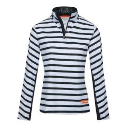 Bluza narciarska Damska Gareth & Lucas The One Hundred and Eighteen. Białe bluzy bez kaptura GARETH & LUCAS, na zimę, bez wzorów, z elastanu, bez kaptura, narciarskie. Za 229.99 zł.