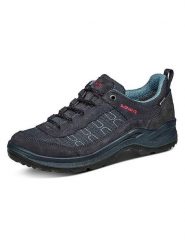 LOWA Skórzane buty trekkingowe "Taurus Pro GTX" w kolorze granatowym rozmiar: 41. Niebieskie buty trekkingowe Lowa, bez wzorów, z gore-texu, bez zapięcia, outdoorowe, gore-tex. Za 355.52 zł.