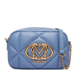 Torebka LOVE MOSCHINO. Niebieskie listonoszki Love Moschino, bez wzorów, bez dodatków. Za 879.99 zł.