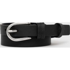 Marc O'Polo pasek skórzany damski kolor czarny. Czarne paski Marc O'Polo, bez wzorów, ze skóry. Za 249.99 zł.