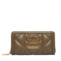 Portfel LOVE MOSCHINO. Brązowe portfele Love Moschino, bez wzorów. Za 769.99 zł.