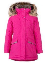 LENNE Parka zimowa "Ella" w kolorze różowym rozmiar: 134. Różowe płaszcze LENNE, na zimę, bez wzorów, bez kaptura. Za 524.62 zł.