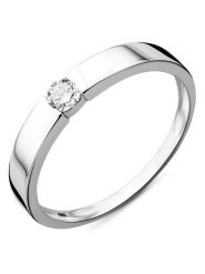 Diamant Exquis Złoty pierścionek z diamentem rozmiar: 54. Szare pierścionki Diamant Exquis, z diamentem, złote. Za 1,087.99 zł.