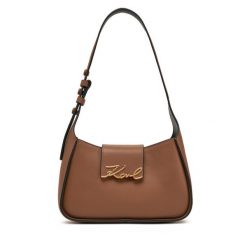 Torebka KARL LAGERFELD. Brązowe torebki klasyczne KARL LAGERFELD, bez wzorów, klasyczne, bez dodatków. Za 809.99 zł.
