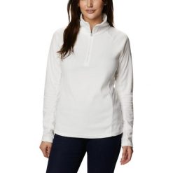 Bluza sportowa damska Columbia Glacial IV Half Zip Fleece. Białe bluzy bez kaptura Columbia, xl, bez wzorów, z polaru, trekkingowe. Za 99.99 zł.