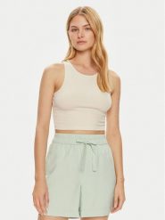 JDY Top Sofia 15275093 Écru Cropped Fit. Topy JDY, l, bez wzorów, z bawełny, bez kołnierzyka, bez ramiączek. Za 19.99 zł.