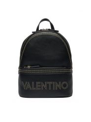 Valentino Plecak Shine VBS8AI20 Czarny. Czarne plecaki Valentino, bez wzorów, ze skóry, bez dodatków. Za 369.99 zł.