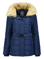 Maison Montaigne Parka "Bellemai" w kolorze granatowym rozmiar: XXL. Niebieskie płaszcze Maison Montaigne, xxl, z aplikacjami, z tkaniny, bez kaptura. Za 202.03 zł.