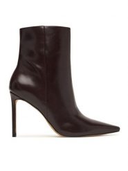 Aldo Botki Guavaberry 14116128 Brązowy. Brązowe botki Aldo, bez wzorów, ze skóry, bez obcasa, na szpilce, bez zapięcia. Za 559.99 zł.