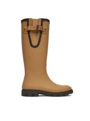 Hunter Kalosze HFRW0003251 Beżowy. Brązowe kalosze Hunter, bez wzorów, z materiału, bez zapięcia. Za 449.99 zł.