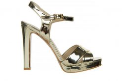 Sandały Bayla-187 281-7351 Gold 187084, Złoty, Skóra ekologiczna - 40. Żółte sandały Bayla, bez wzorów, z lakierowanej skóry, bez obcasa, na obcasie, bez zapięcia. W wyprzedaży za 134.10 zł.