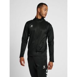 Bluza sportowa dla dorosłych Hummel Core XK Poly Zip Sweat. Czarne bluzy bez kaptura Hummel, xl, bez wzorów, bez kaptura. Za 161.00 zł.