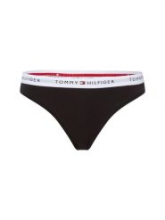 Tommy Hilfiger Stringi Kobiety Dżersej czarny, MD. Czarne stringi Tommy Hilfiger, bez wzorów, z dżerseju. Za 59.95 zł.