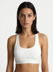 Guess Biustonosz top O6GC04 KE831 Écru. Biustonosze Guess, xs, z aplikacjami, bez kołnierzyka, bez ramiączek. Za 164.99 zł.