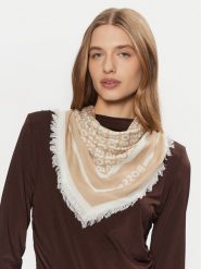 Boss Chusta Laik 50521800 Beżowy. Brązowe chusty Boss, na zimę, bez wzorów, z materiału. Za 309.99 zł.