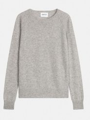 Perfect Cashmere Kaszmirowy sweter "Wilma" w kolorze jasnoszarym rozmiar: L. Szare swetry Perfect Cashmere, l, bez wzorów, z kaszmiru, bez ramiączek. Za 387.44 zł.