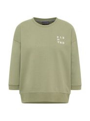 ELBSAND Bluza "Parvin" w kolorze zielonym rozmiar: XS. Zielone bluzy ELBSAND, xs, bez wzorów, bez ramiączek, bez kaptura. Za 144.95 zł.