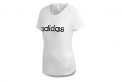 Adidas Design 2 Move Logo Tee, damski t-shirt. Białe t-shirty sportowe adidas, xs, bez wzorów, z elastanu, bez ramiączek. Za 111.40 zł.
