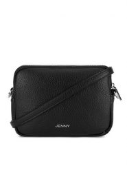 JENNY Torebka JNY-M-004-07 Czarny. Czarne listonoszki Jenny, bez wzorów, z tworzywa sztucznego, bez dodatków. Za 109.99 zł.