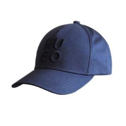 Czapka z daszkiem bejsbolówka Hugo Boss Jude-Stacked Granatowa - 50533409-405. Niebieskie czapki z daszkiem Boss, bez wzorów. Za 228.85 zł.