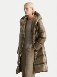 Marc O'Polo Kurtka puchowa 409 0998 71287 Brązowy Loose Fit. Brązowe kurtki Marc O'Polo, bez wzorów, z puchu, bez kaptura. Za 1,419.00 zł.