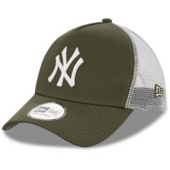 Czapka Trucker New Era MLB New York Yankees. Zielone czapki z daszkiem New Era, bez wzorów, sportowe. Za 197.00 zł.