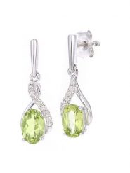 Revoni Złote kolczyki-wkrętki z diamentami rozmiar: onesize. Szare kolczyki Revoni, z diamentem, złote. Za 1,130.99 zł.