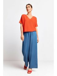Rich & Royal Sweter w kolorze czerwonym rozmiar: XL. Czerwone swetry Rich & Royal, xl, bez wzorów, ze splotem, bez ramiączek. Za 202.98 zł.