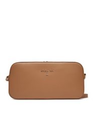 Patrizia Pepe Torebka 8B0136/L061-B685 Beżowy. Brązowe listonoszki Patrizia Pepe, bez wzorów, ze skóry, bez dodatków. Za 1,289.00 zł.