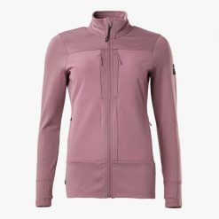 Bluza polarowa Wędrówki damska Swedemount Trondheim Wind Mid Layer Full Zip. Fioletowe bluzy bez kaptura SWEDEMOUNT, na zimę, bez wzorów, z polaru, narciarskie. Za 249.99 zł.