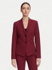 HUGO Marynarka Agonia-1 50539976 Czerwony ciemny Slim Fit. Czerwone marynarki i żakiety Hugo, bez wzorów, z syntetyku, bez ramiączek. Za 899.99 zł.