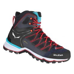 Buty Trekkingowe Damskie Salewa Mtn Trainer Lite Mid Gtx. Niebieskie buty trekkingowe Salewa, na zimę, bez zapięcia. Za 847.85 zł.