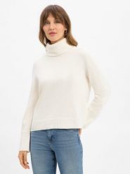 JOOP! Sweter z zawartością kaszmiru - Kristin Kobiety Kaszmir biały, 40. Białe swetry Joop!, bez wzorów, z dzianiny, bez ramiączek. Za 649.95 zł.