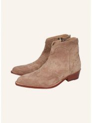 MELVIN & HAMILTON Skórzane botki "Shyla 3" w kolorze beżowym rozmiar: 39. Brązowe botki Melvin & Hamilton, bez wzorów, bez obcasa, bez zapięcia. Za 378.54 zł.