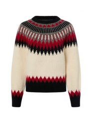 Polo Ralph Lauren Wełniany sweter z zawartością kaszmiru Kobiety Wełna beżowy|wielokolorowy, XL. Brązowe swetry Polo Ralph Lauren, xl, bez wzorów, z dzianiny, eleganckie, bez ramiączek. Za 1,299.95 zł.