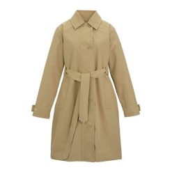 Kurtka Damska Orla Kiely Flower Waterproof Jacket. Brązowe kurtki przeciwdeszczowe Regatta, m, bez wzorów, z materiału, bez kaptura, trekkingowe. Za 636.99 zł.