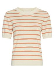 MOSS COPENHAGEN Sweter w kolorze kremowo-karmelowym rozmiar: XS/S. Brązowe swetry Moss Copenhagen, s, bez wzorów, bez ramiączek. Za 199.95 zł.