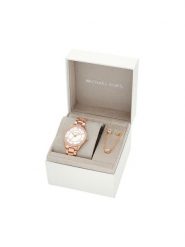 Michael Kors Zegarek Lauryn MK4850SET Różowy. Czerwone, analogowe zegarki Michael Kors. Za 1,259.00 zł.