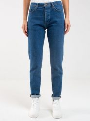 Jeansy damskie z kolekcji Authentic granatowe Authentic 500. Niebieskie jeansy BIG STAR, na lato, l, bez wzorów, z bawełny, retro. W wyprzedaży za 219.99 zł.