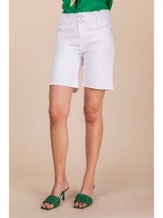 Blue Fire Szorty dżinsowe "Julie" w kolorze białym rozmiar: W26. Białe szorty Blue Fire, bez wzorów, klasyczne. Za 70.24 zł.