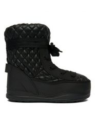 Bogner Śniegowce La Plagne 18 A 32547024 Czarny. Czarne śniegowce Bogner, bez wzorów, ze skóry, bez zapięcia. Za 1,889.00 zł.