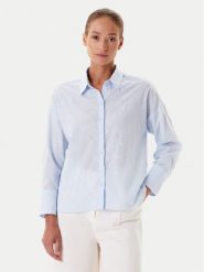 Tatuum Koszula Ines T2501.079 Błękitny Regular Fit. Niebieskie koszule Tatuum, bez wzorów, z bawełny, bez kołnierzyka, bez ramiączek. Za 219.99 zł.