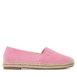 Espadryle DeeZee. Czerwone espadryle DeeZee, bez wzorów, bez obcasa. Za 69.99 zł.