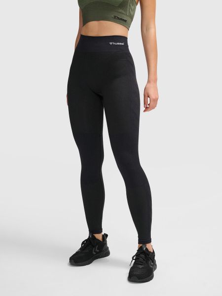 Rajstopy damskie Hummel hmlclea mid waist. Czarne rajstopy Hummel, bez wzorów, z materiału. Za 188.50 zł.
