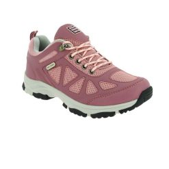 Damskie buty trekkingowe z niską cholewką Élémenterre Sanbona. Czerwone trekkingi Elementerre, bez wzorów, przed kostkę, bez zapięcia. Za 237.00 zł.