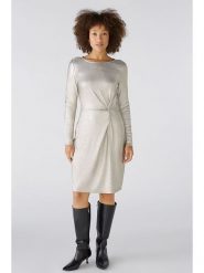 Oui Sukienka w kolorze złotym rozmiar: 36. Żółte sukienki Oui, bez wzorów, bez kołnierzyka, bez ramiączek, midi. Za 171.68 zł.