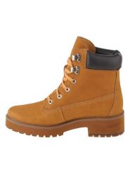 Timberland Skórzane botki "Carnaby Cool" w kolorze jasnobrązowym rozmiar: 42. Brązowe botki Timberland, bez wzorów, bez obcasa, bez zapięcia. Za 542.60 zł.