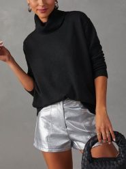 Milan Kiss Golf w kolorze czarnym rozmiar: S. Czarne swetry Milan Kiss, s, bez wzorów, bez ramiączek. Za 144.92 zł.