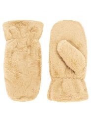 Zwillingsherz Rękawiczki "Fury" w kolorze beżowym rozmiar: onesize. Brązowe rękawiczki Zwillingsherz, bez wzorów, z polaru. Za 95.92 zł.